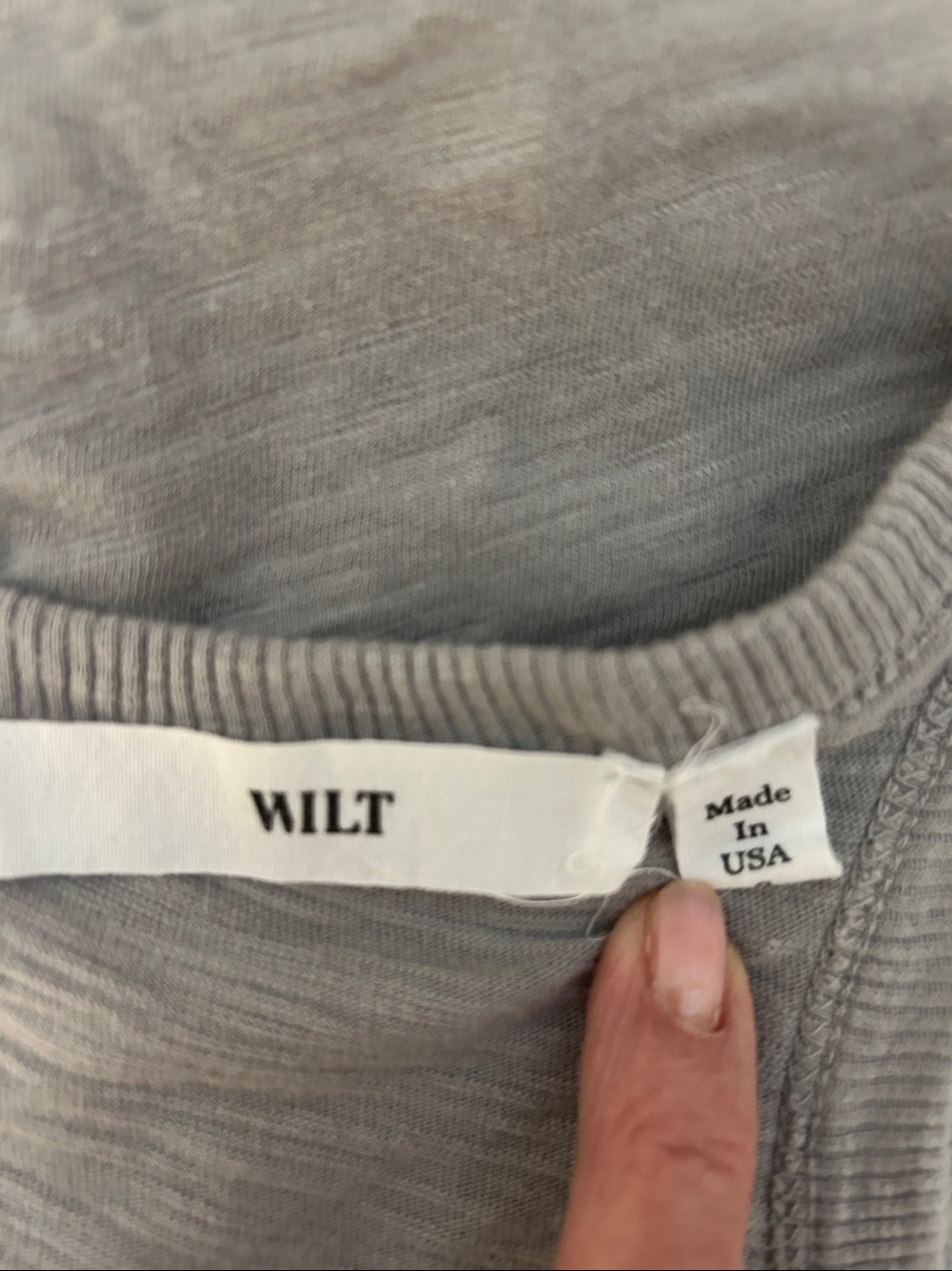 Wilt Slub Fabric Flowy Racerback Tank Top Small - Picture 3 of 5